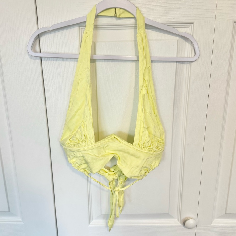For Love And Lemons RANA CROSS FRONT CROP TOP - SMALL - Picture 2 of 6